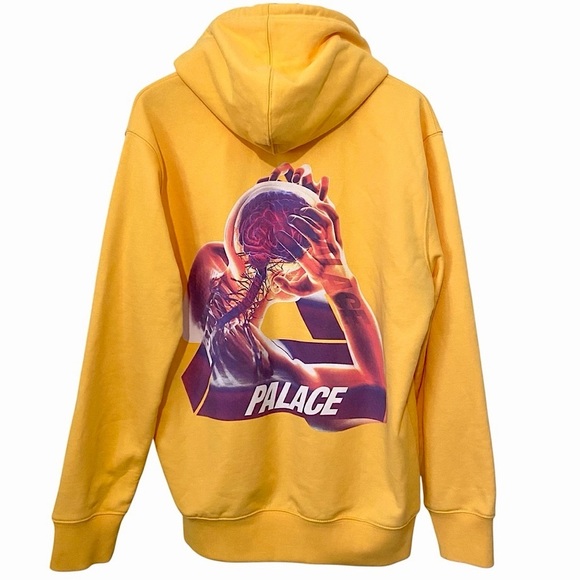 PALACE Tri Gaine Hoodie Sweatshirt Size Medium - Picture 3 of 14